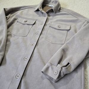 117. Lightweight Button Down Shacket